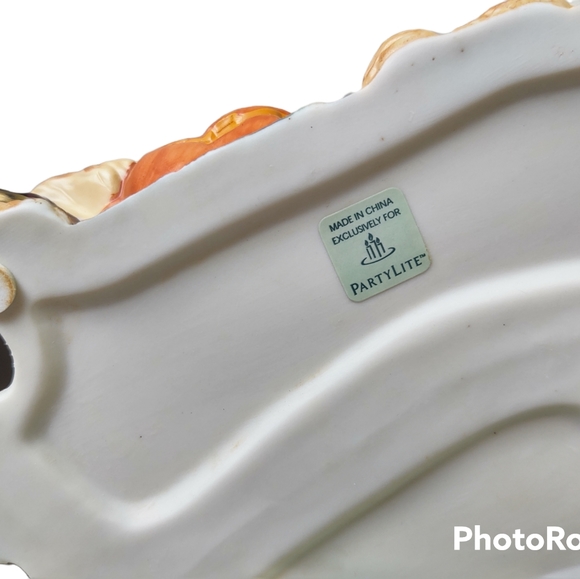 PartyLite Abracadandle Halloween Cats Tealight Candle Holder Ginger Orange Kitty - Picture 9 of 9